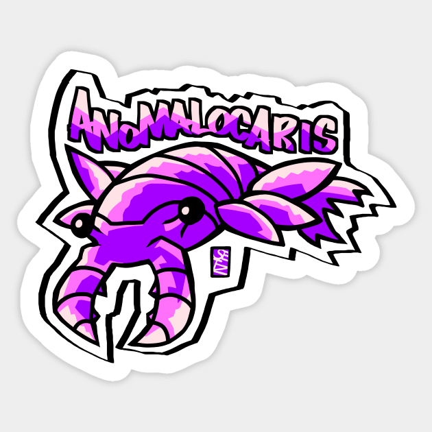 Anomalocaris Sticker by Setzeri